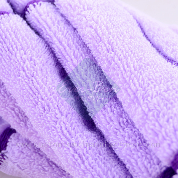 Purple soft towels Factory